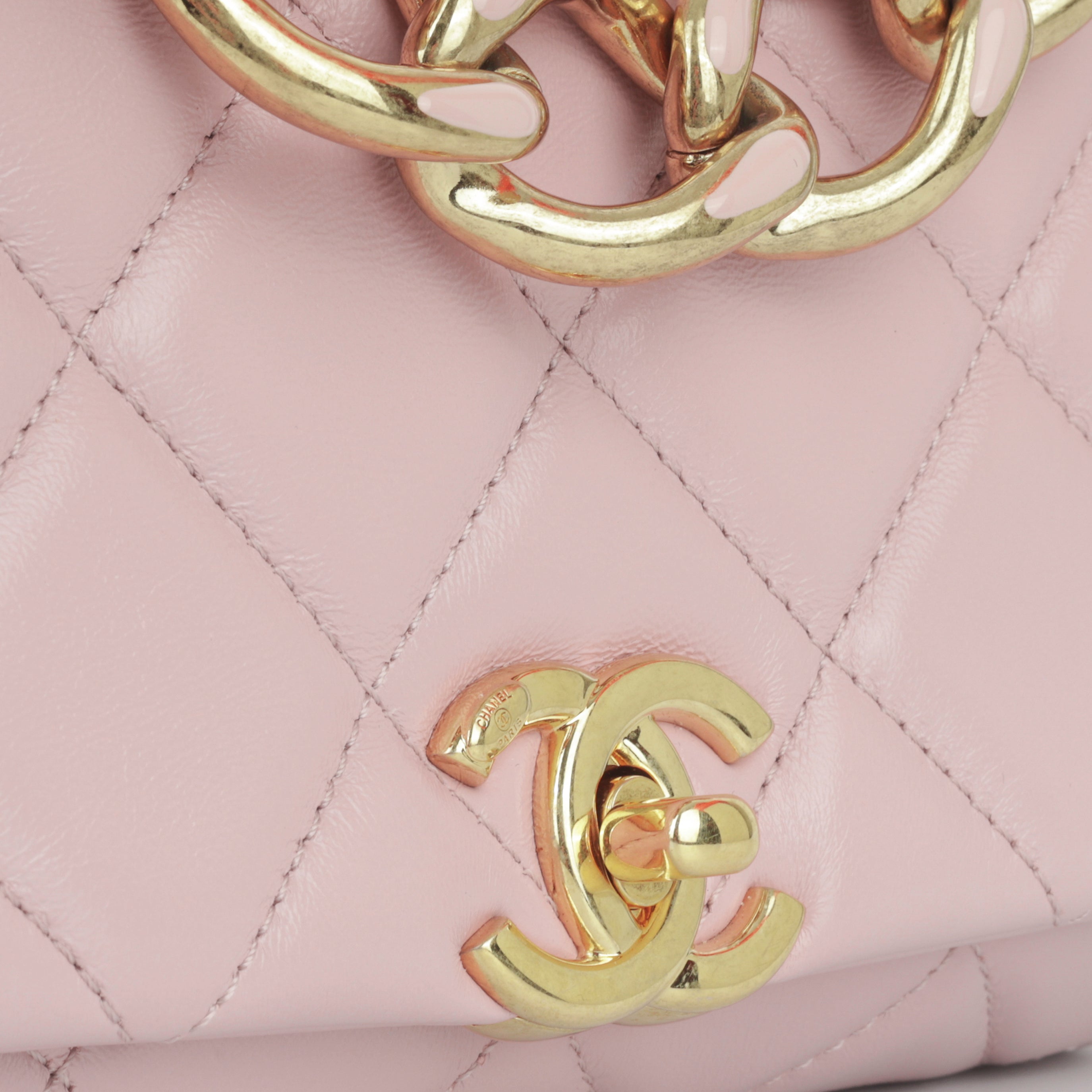 Chanel Seasonal Enamel Chain Top Flap