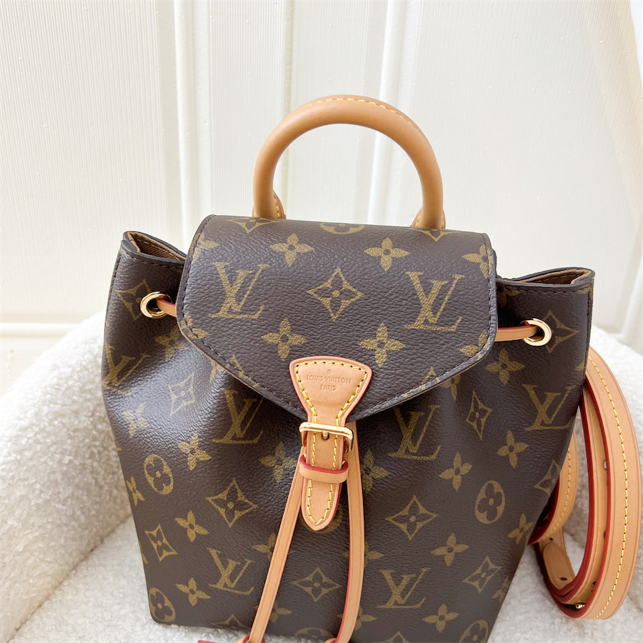 LV Montsouris BB Backpack in Monogram Canvas GHW