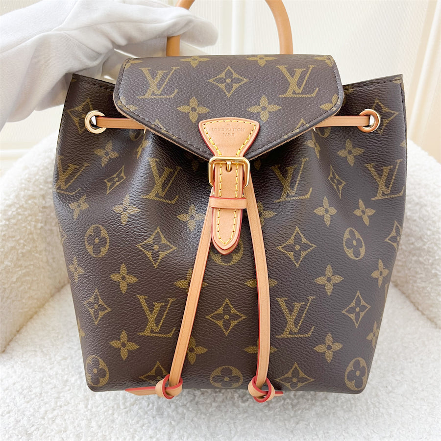 LV Montsouris BB Backpack in Monogram Canvas GHW