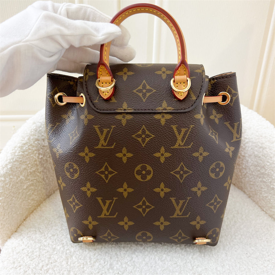 LV Montsouris BB Backpack in Monogram Canvas GHW