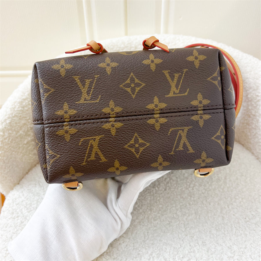 LV Montsouris BB Backpack in Monogram Canvas GHW