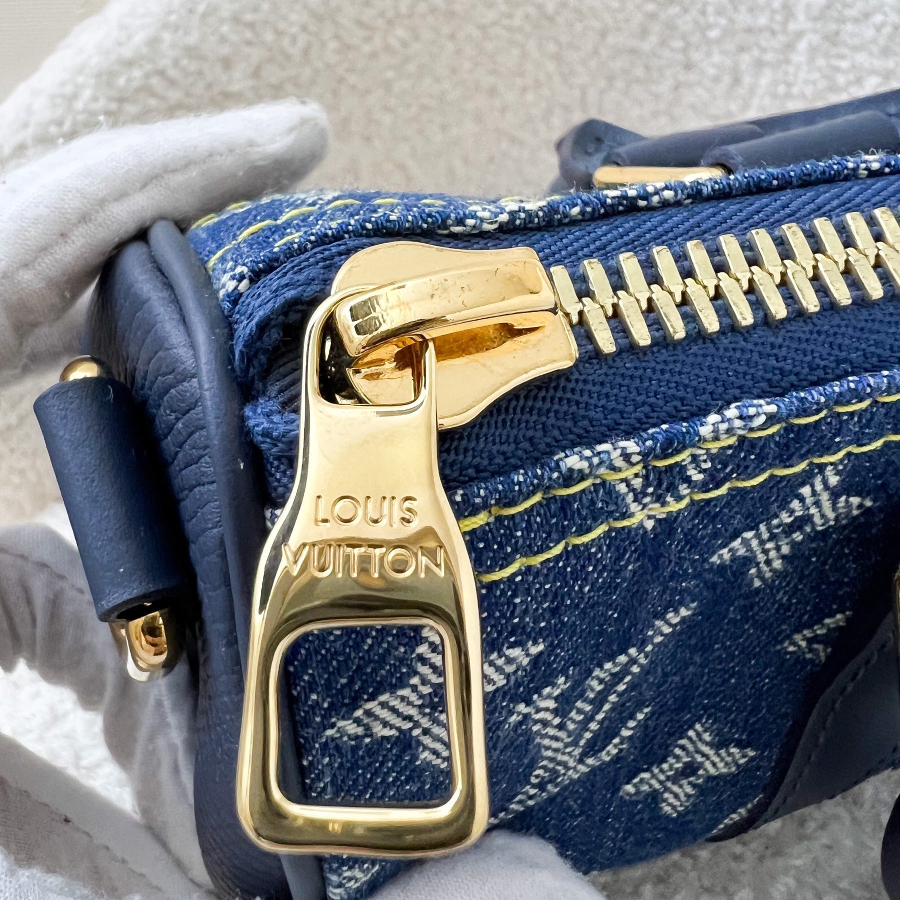 LV x Nigo Keepall XS in Denim, Leather and GHW