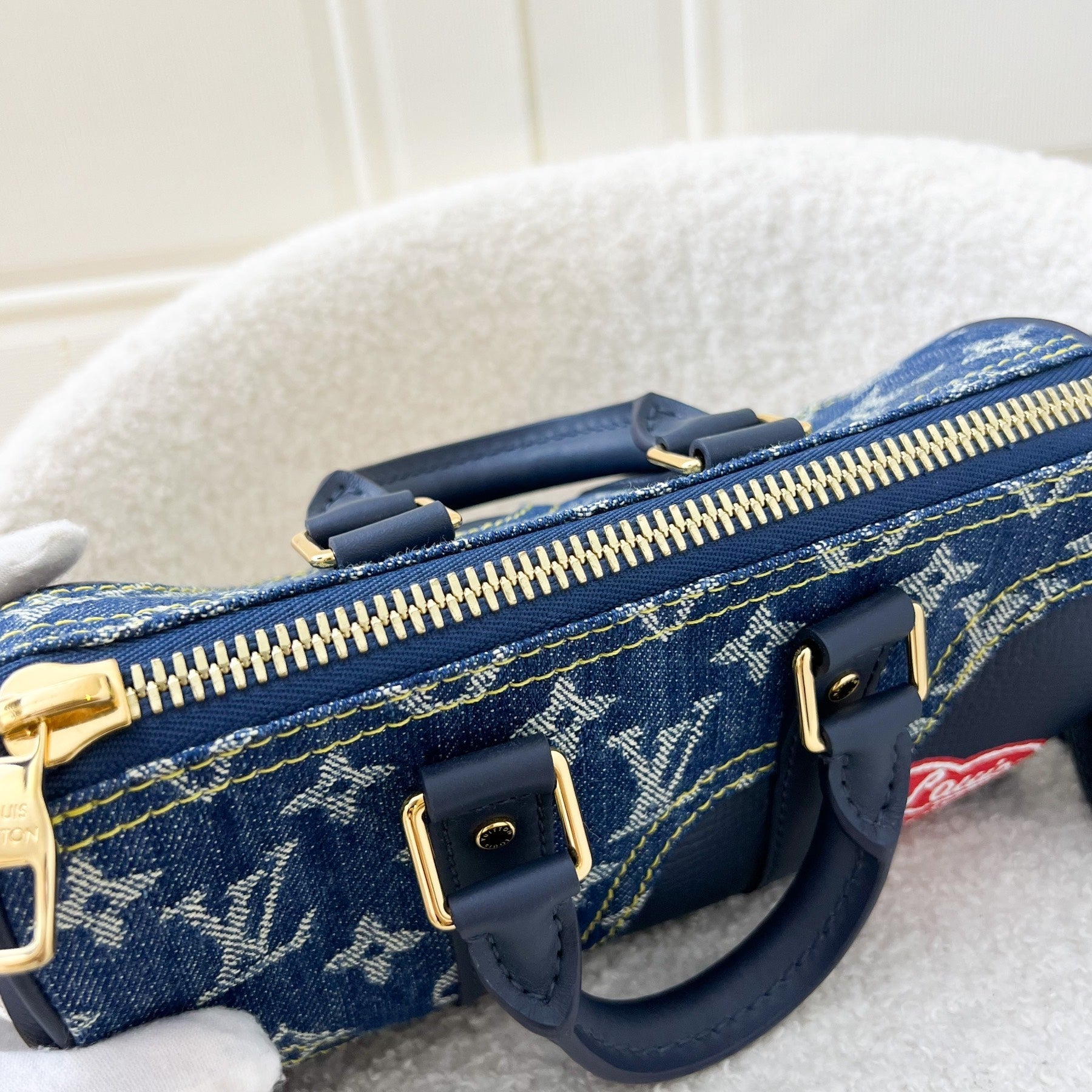 LV x Nigo Keepall XS in Denim, Leather and GHW