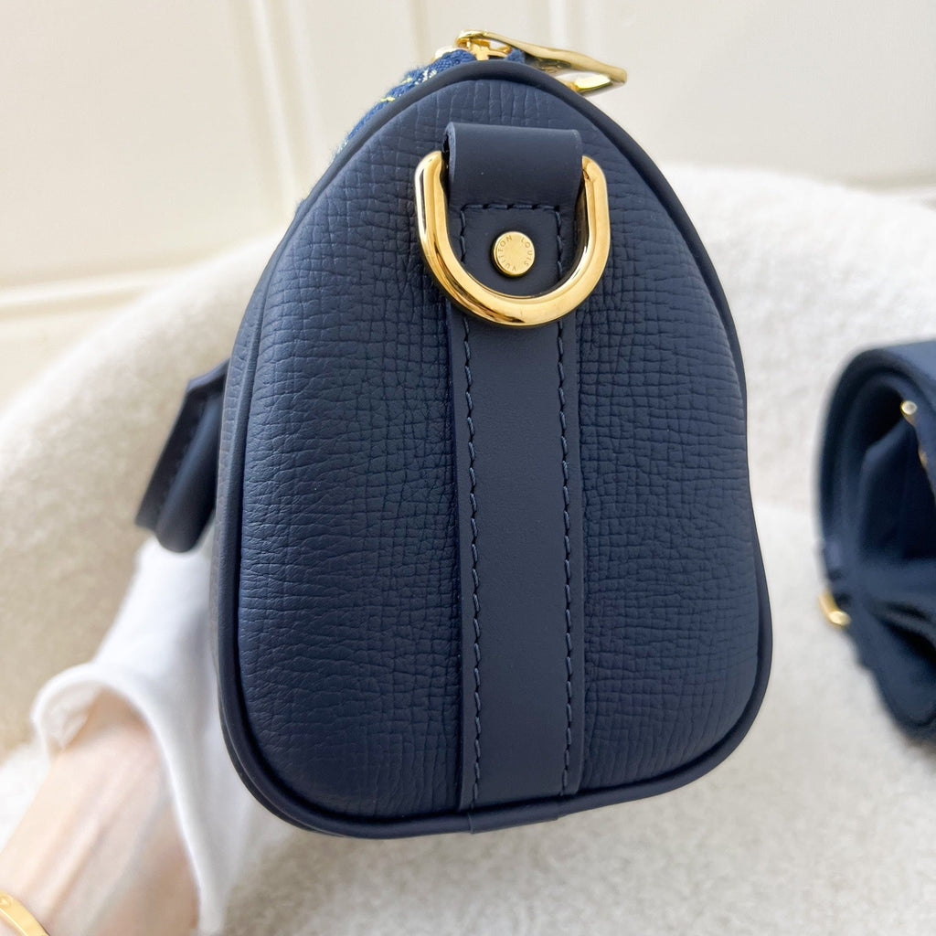 LV x Nigo Keepall XS in Denim, Leather and GHW