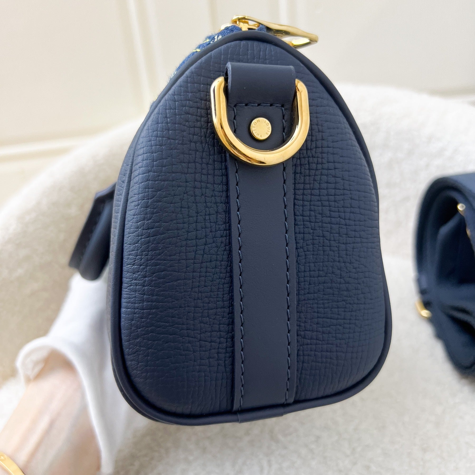 LV x Nigo Keepall XS in Denim, Leather and GHW