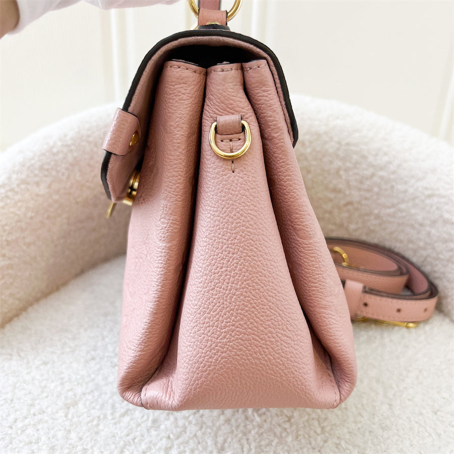 LV Georges BB in Pink Monogram Empreinte Leather GHW