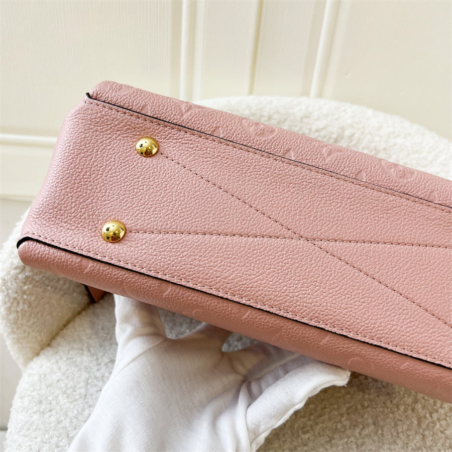 LV Georges BB in Pink Monogram Empreinte Leather GHW