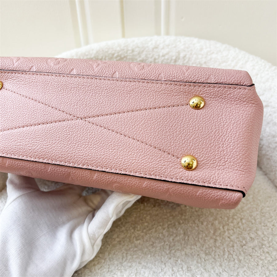 LV Georges BB in Pink Monogram Empreinte Leather GHW