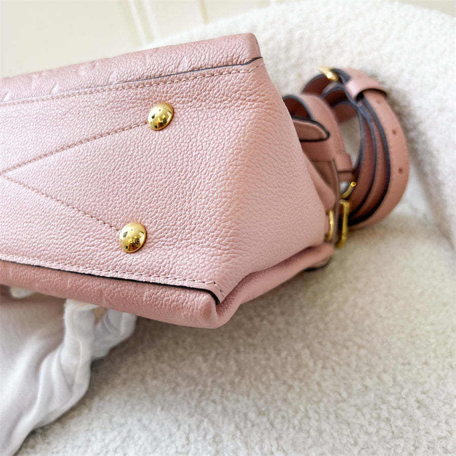 LV Georges BB in Pink Monogram Empreinte Leather GHW