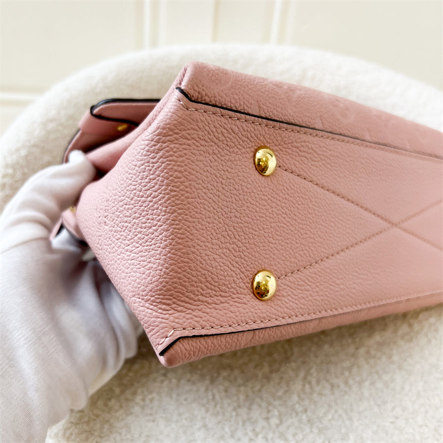 LV Georges BB in Pink Monogram Empreinte Leather GHW