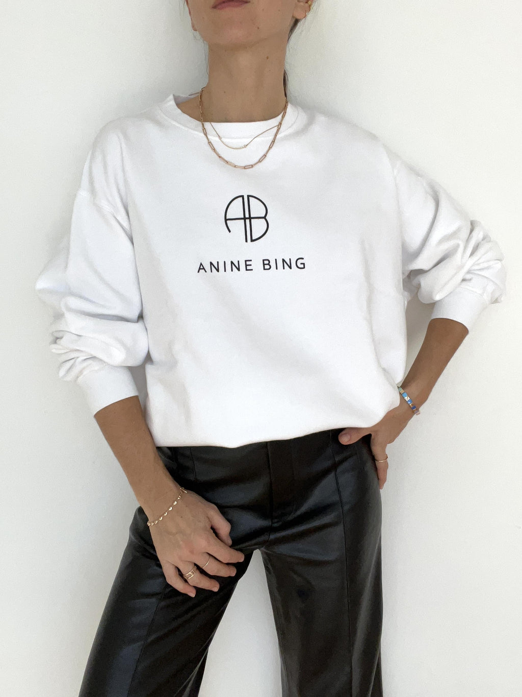 Ramona Sweatshirt Monogram - Size M