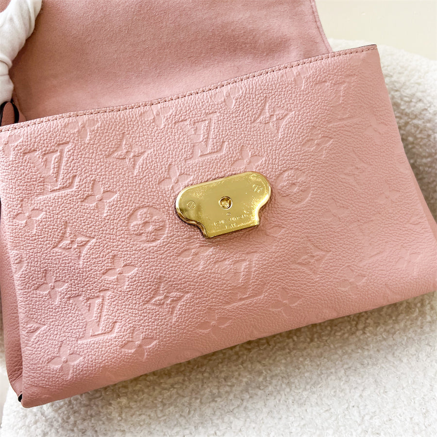 LV Georges BB in Pink Monogram Empreinte Leather GHW