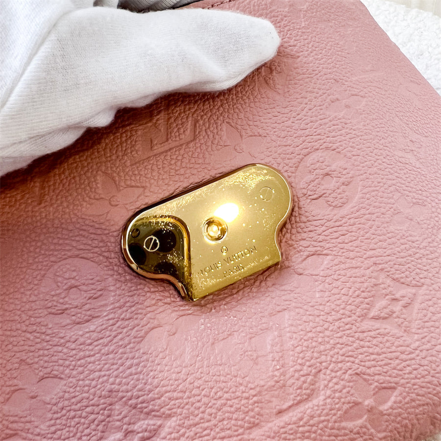 LV Georges BB in Pink Monogram Empreinte Leather GHW