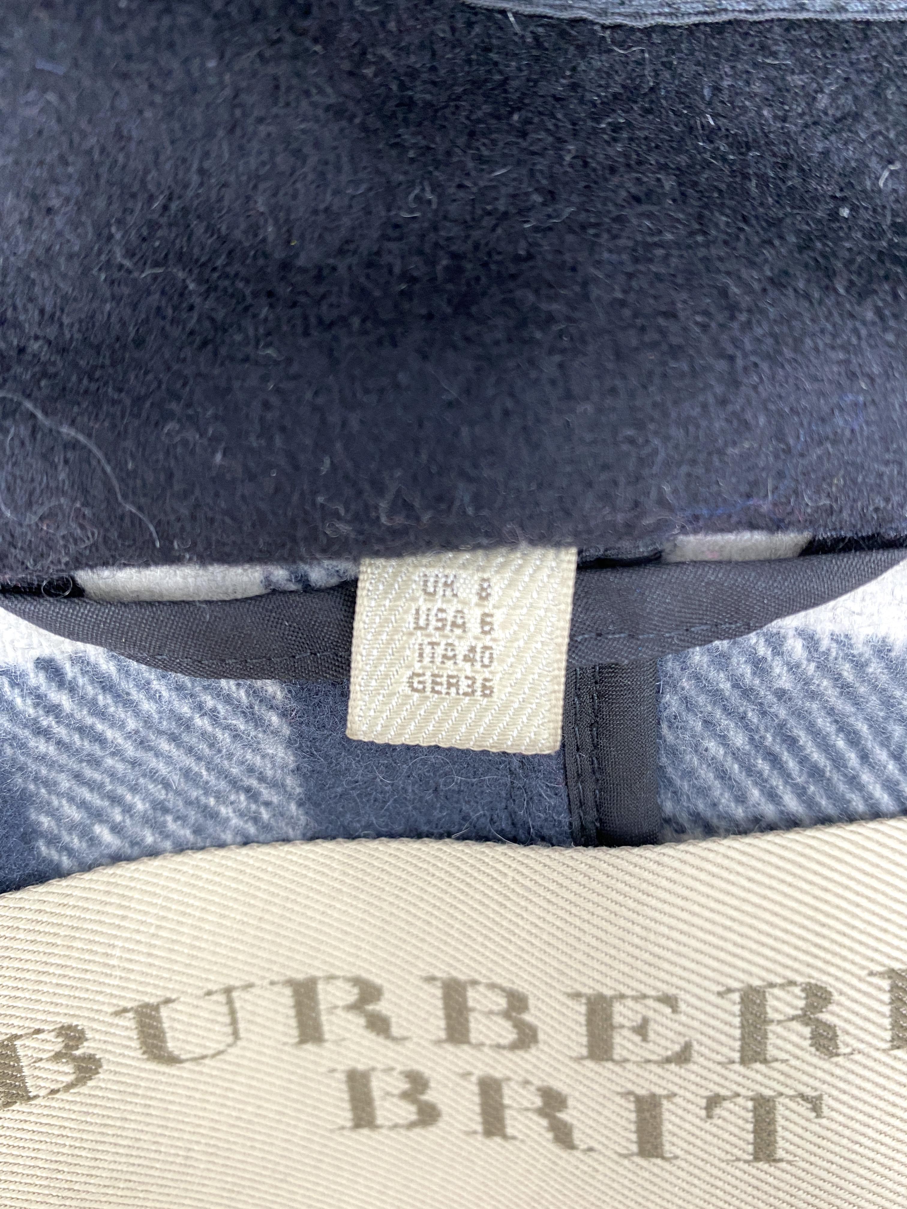 BURBERRY "BLACKWELL" Hooded Duffle Coat With Detachable Trim - Size UK 8 / US 6 / GER 36