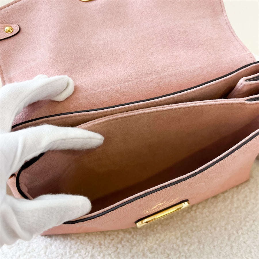 LV Georges BB in Pink Monogram Empreinte Leather GHW