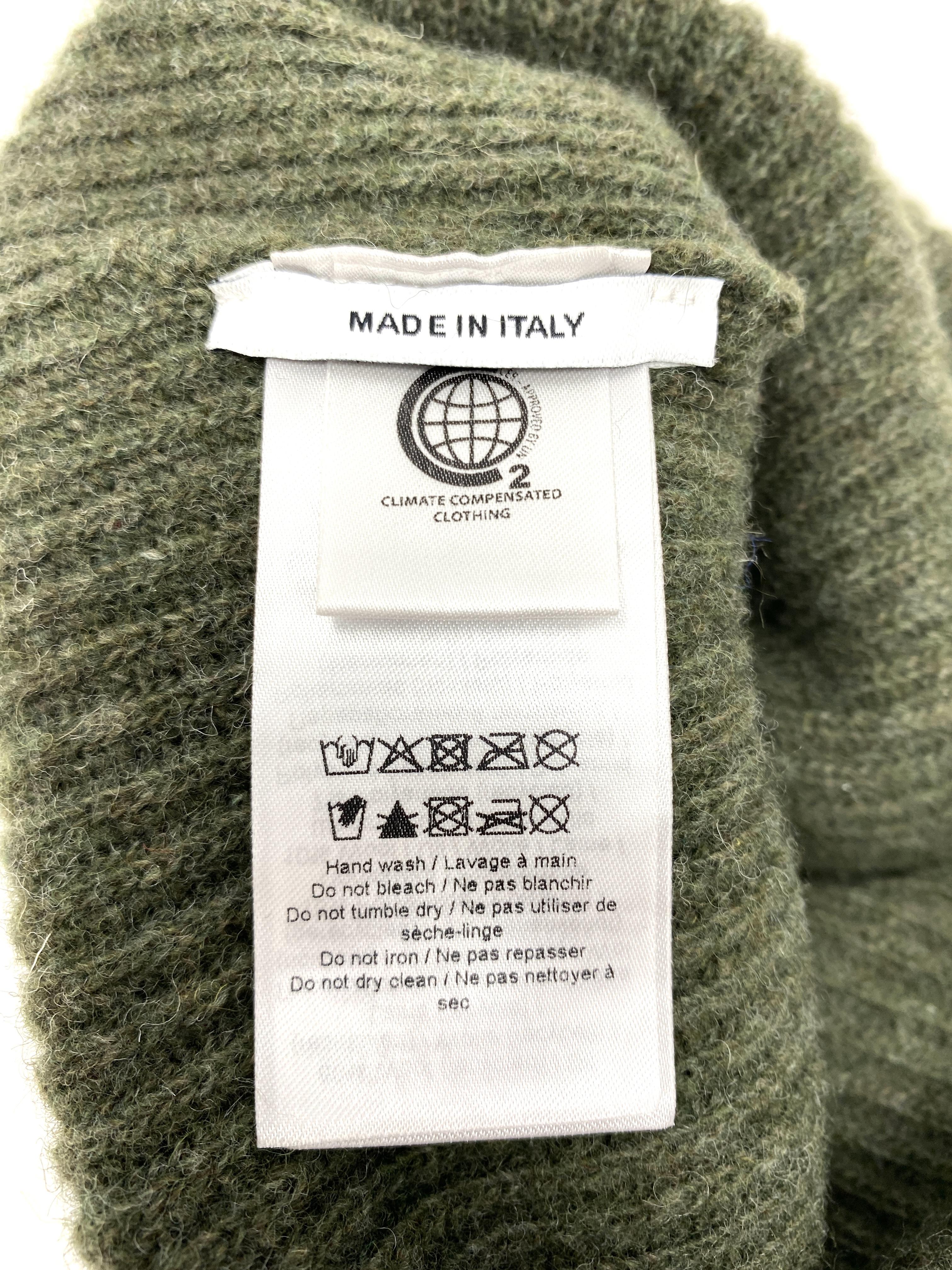 GANNI Recycled Wool-Blend Beanie - Color: Kalamata - One Size