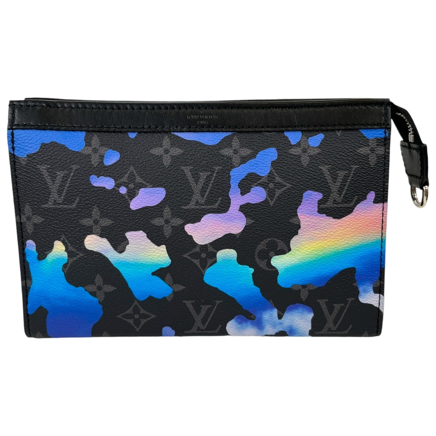 Men's Gaston Wearable Wallet Sunrise Monogram Eclipse Messenger Bag Black