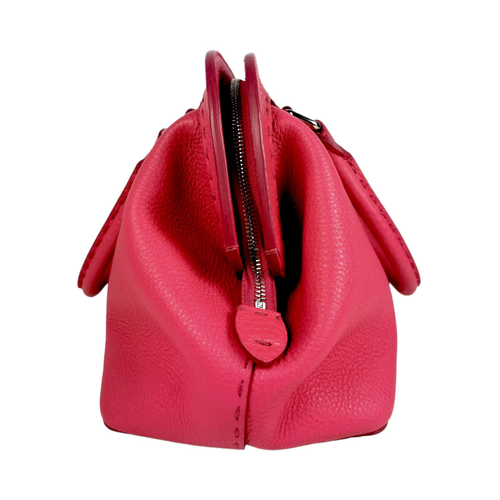 Fendi Selleria Handbag Pink Leather