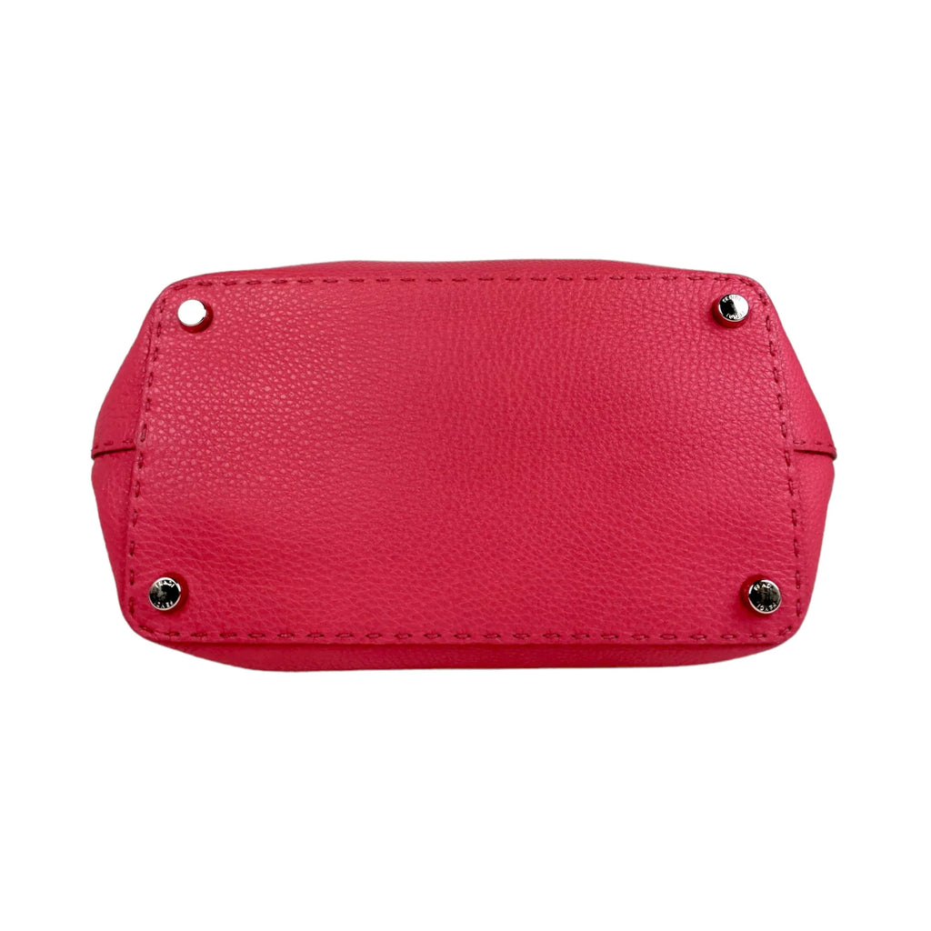 Fendi Selleria Handbag Pink Leather