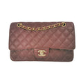 Chanel Classic Double Flap Medium Burgundy Caviar Gold