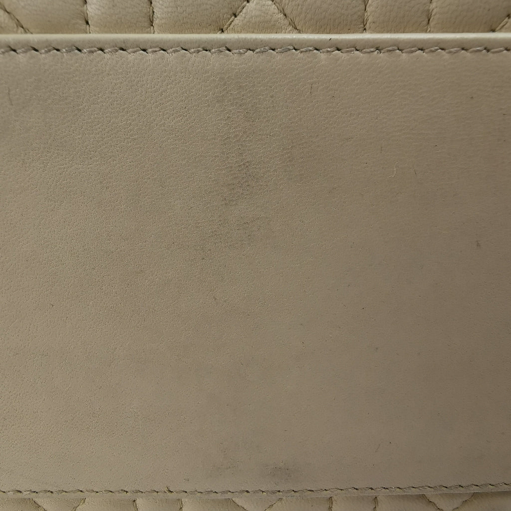 Dior Lady Dior Medium Beige Cannage Lambskin Gold