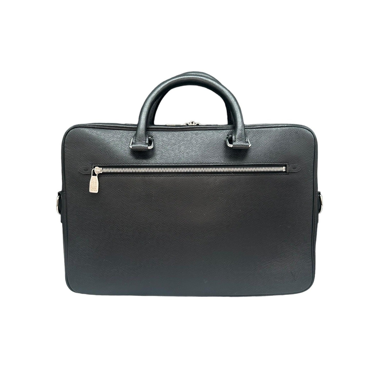 Louis Vuitton Porto Document Business Taiga Black Bag M30643