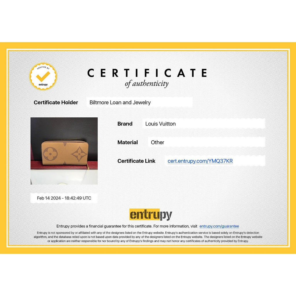 Louis Vuitton Giant Monogram Reverse Canvas Zippy Wallet