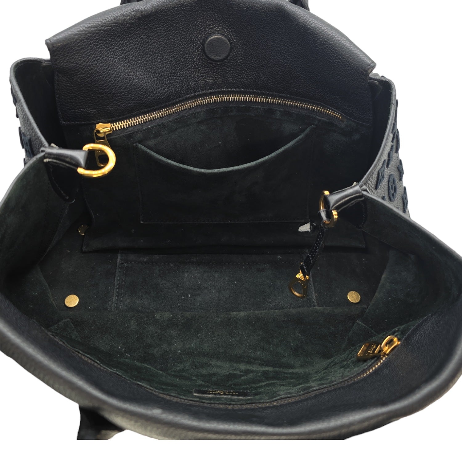 Louis Vuitton Black Veau Cachemire Calfskin W Tote