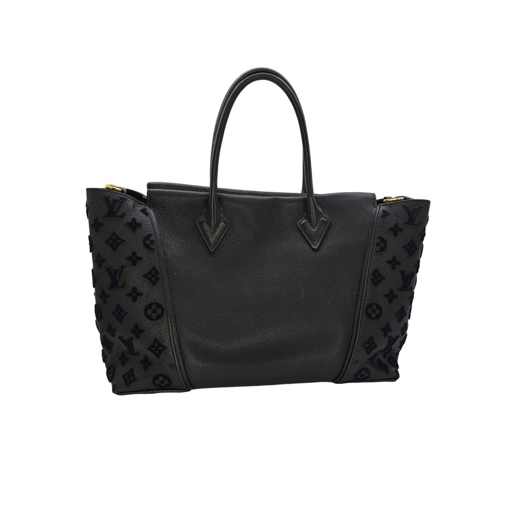 Louis Vuitton Black Veau Cachemire Calfskin W Tote