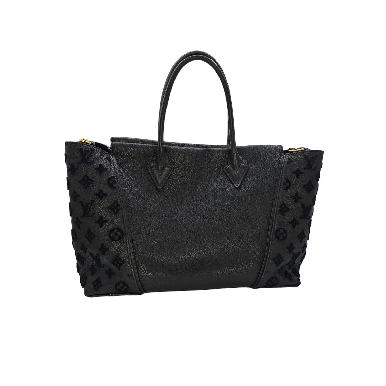 Louis Vuitton Black Veau Cachemire Calfskin W Tote