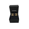 Chanel CC Faux Pearl Stud Earrings