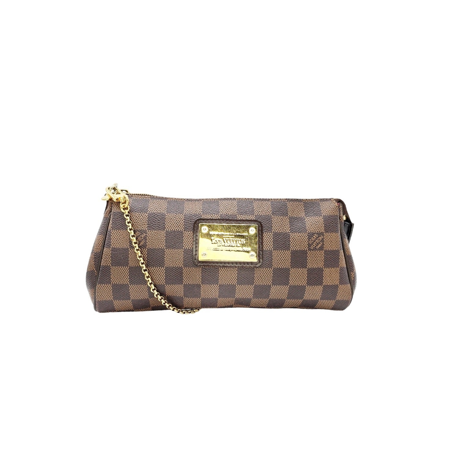 Louis Vuitton Damier Ebene Canvas Eva Clutch