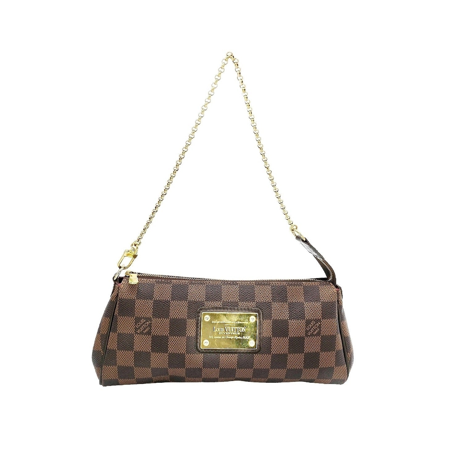 Louis Vuitton Damier Ebene Canvas Eva Clutch