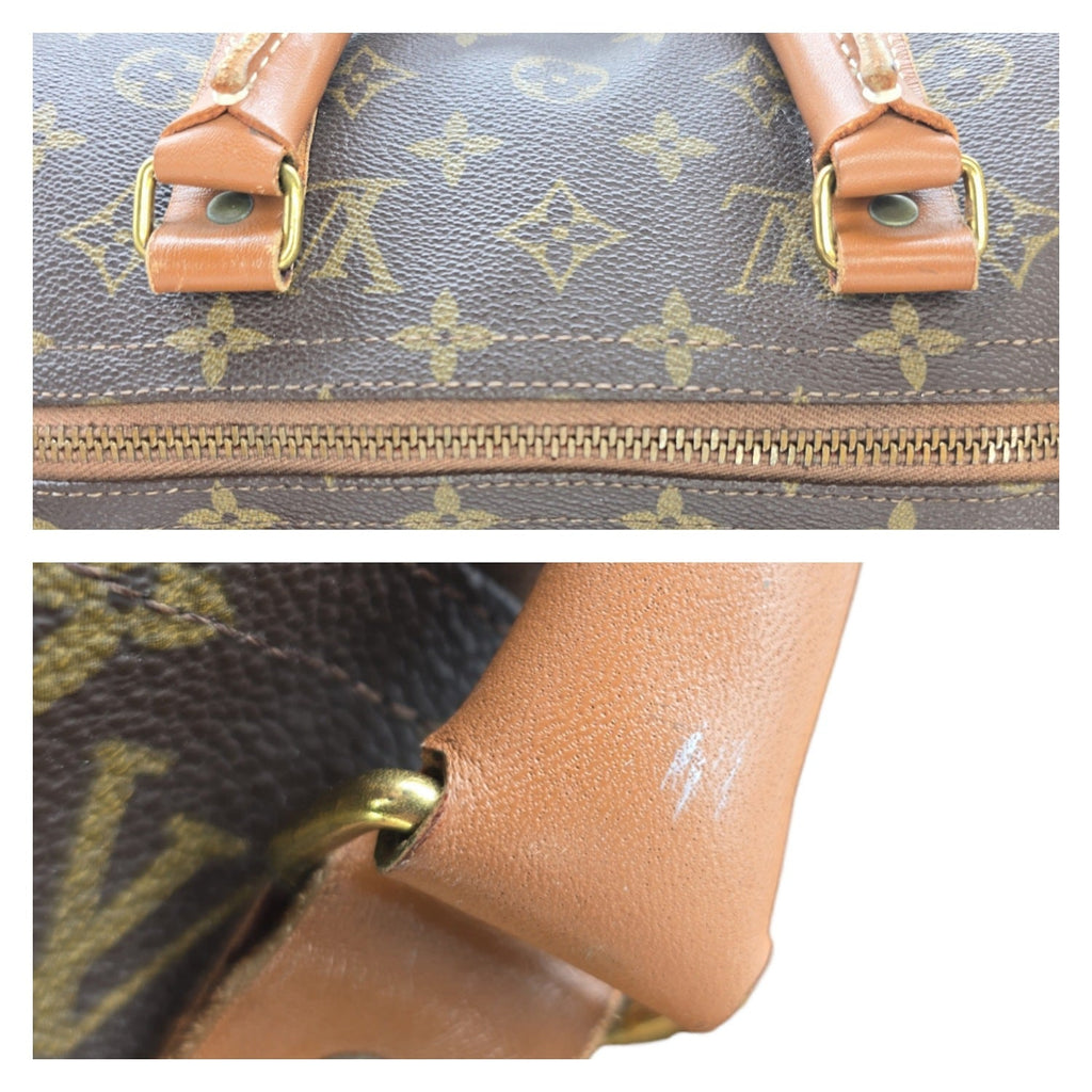 Louis Vuitton 70s French Company Monogram Keepall 45 Bag