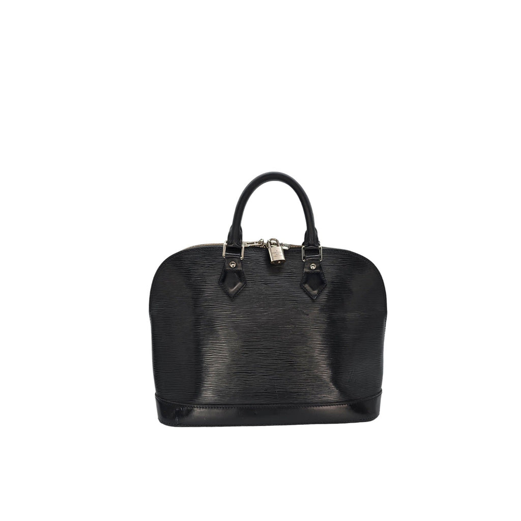 Louis Vuitton 2006 Black EPI Alma PM Satchel