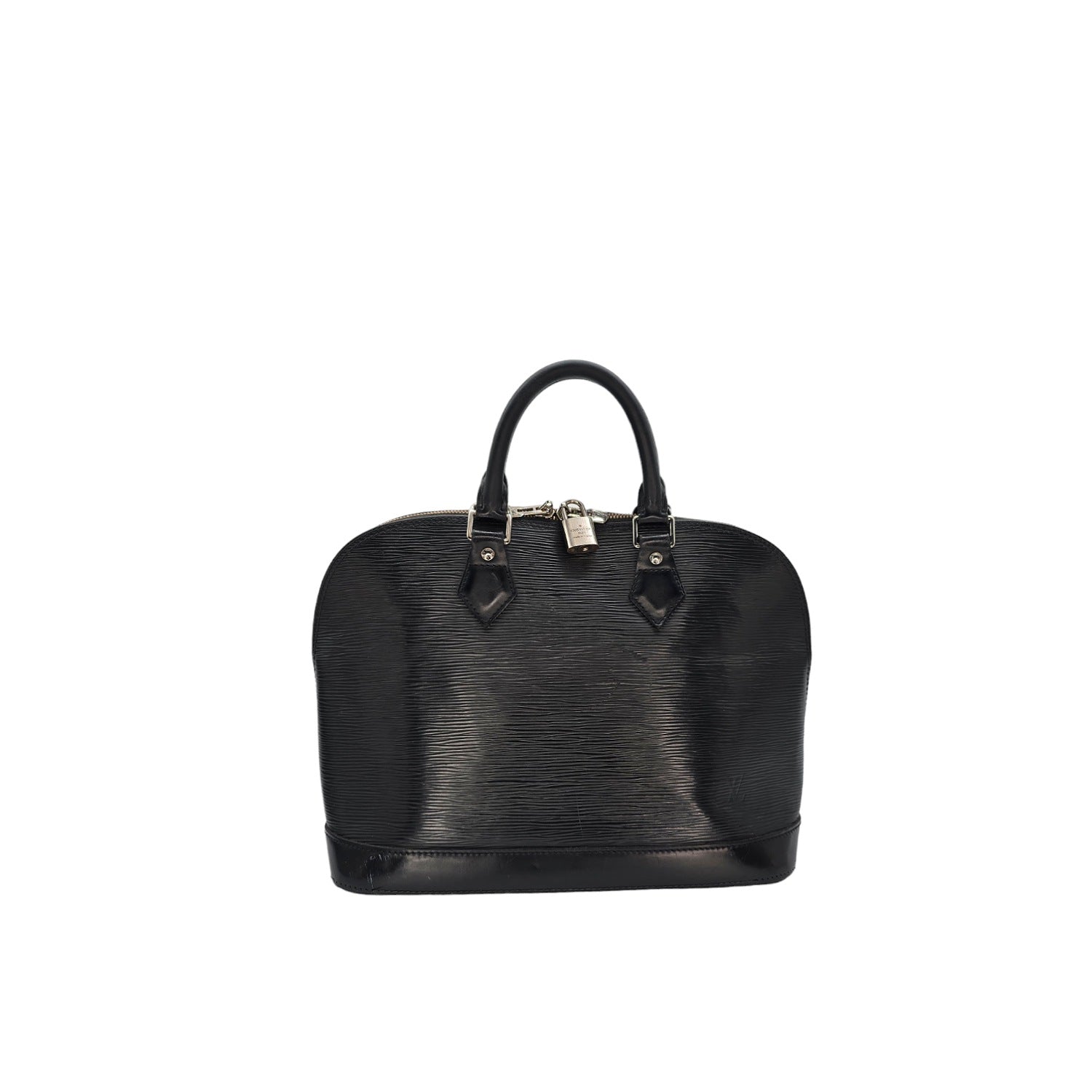 Louis Vuitton 2006 Black EPI Alma PM Satchel