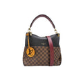 Louis Vuitton Damier Ebene Black Calfskin Maida Hobo