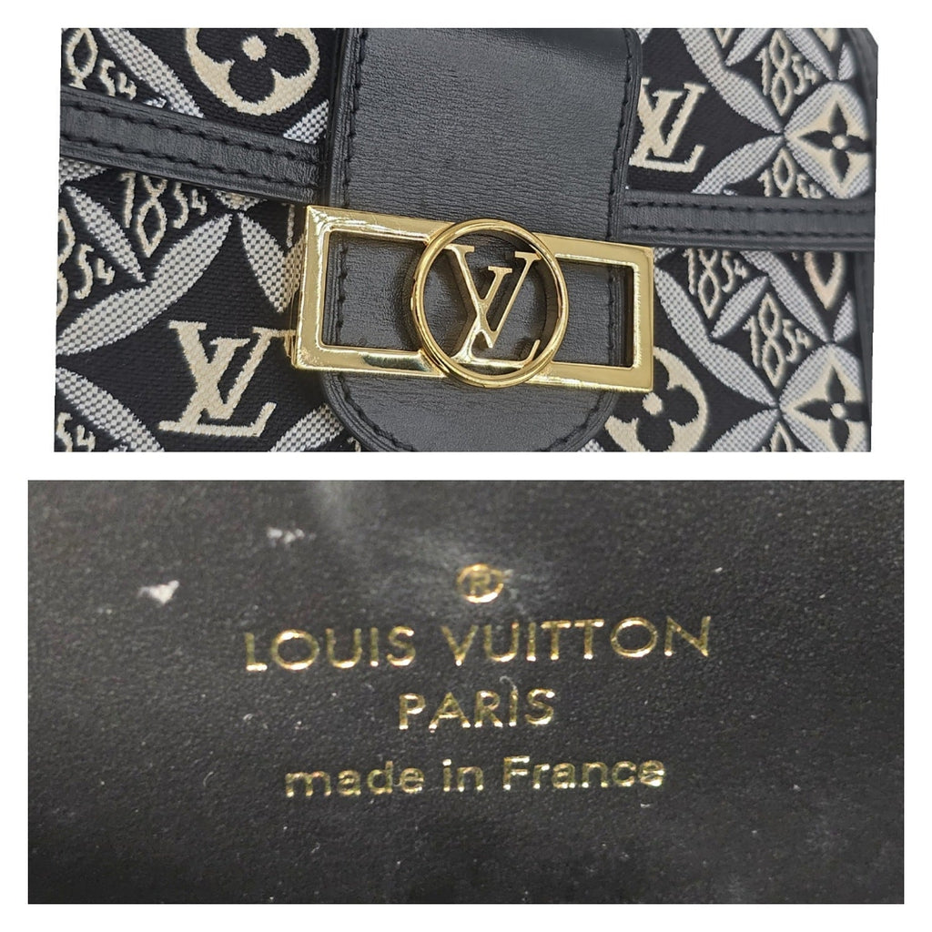 Louis Vuitton Since 1854 Dauphine Monogram Jacquard Chain Wallet