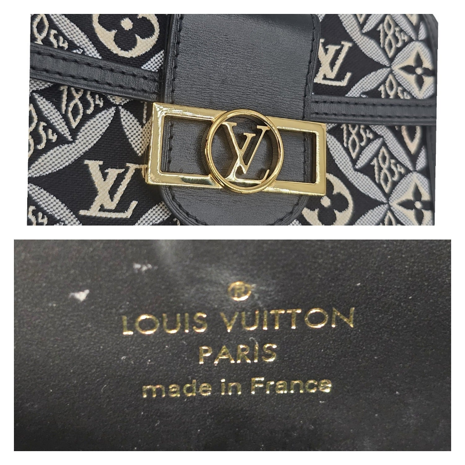 Louis Vuitton Since 1854 Dauphine Monogram Jacquard Chain Wallet