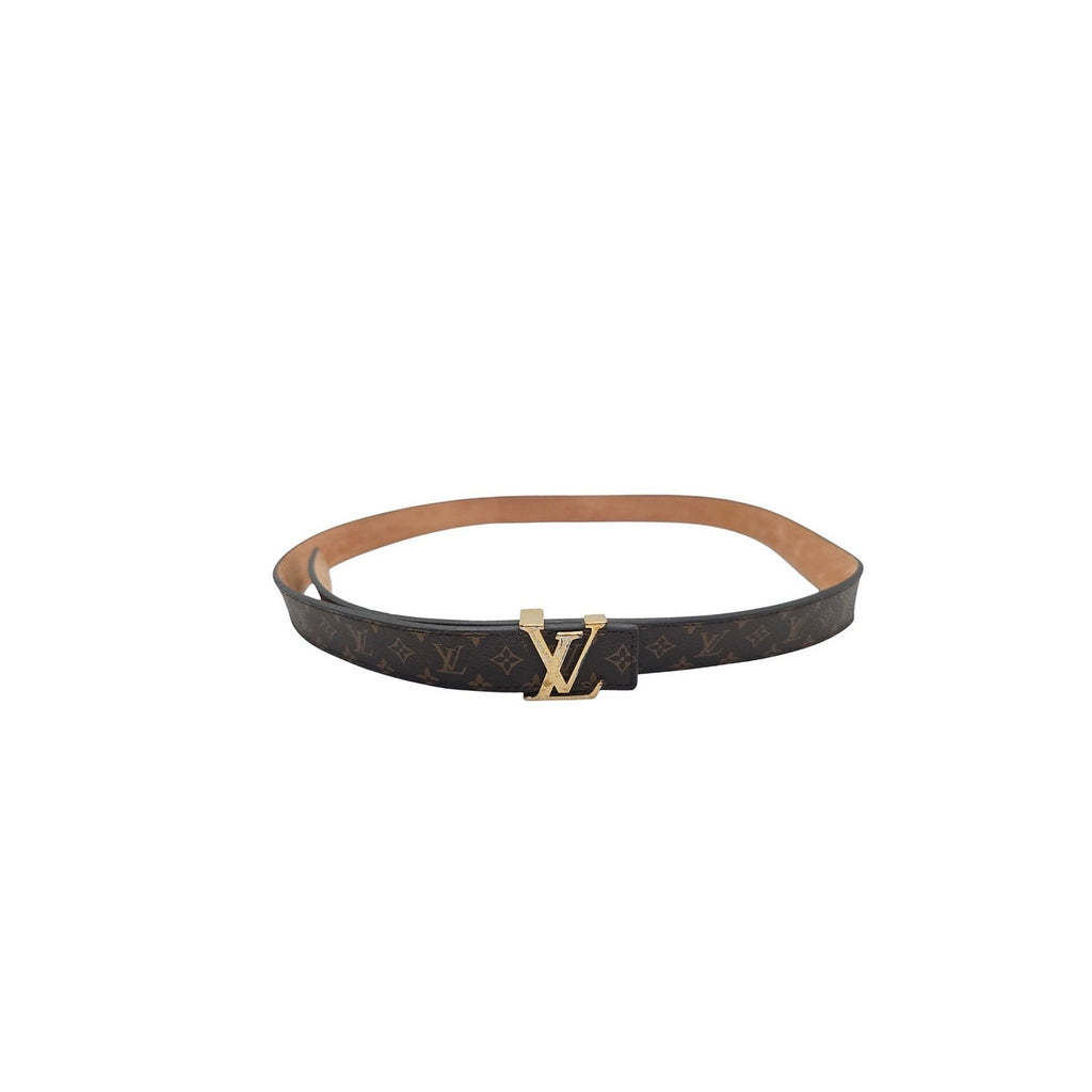 Louis Vuitton LV Initiales Monogram 25mm Belt Sz 95/38