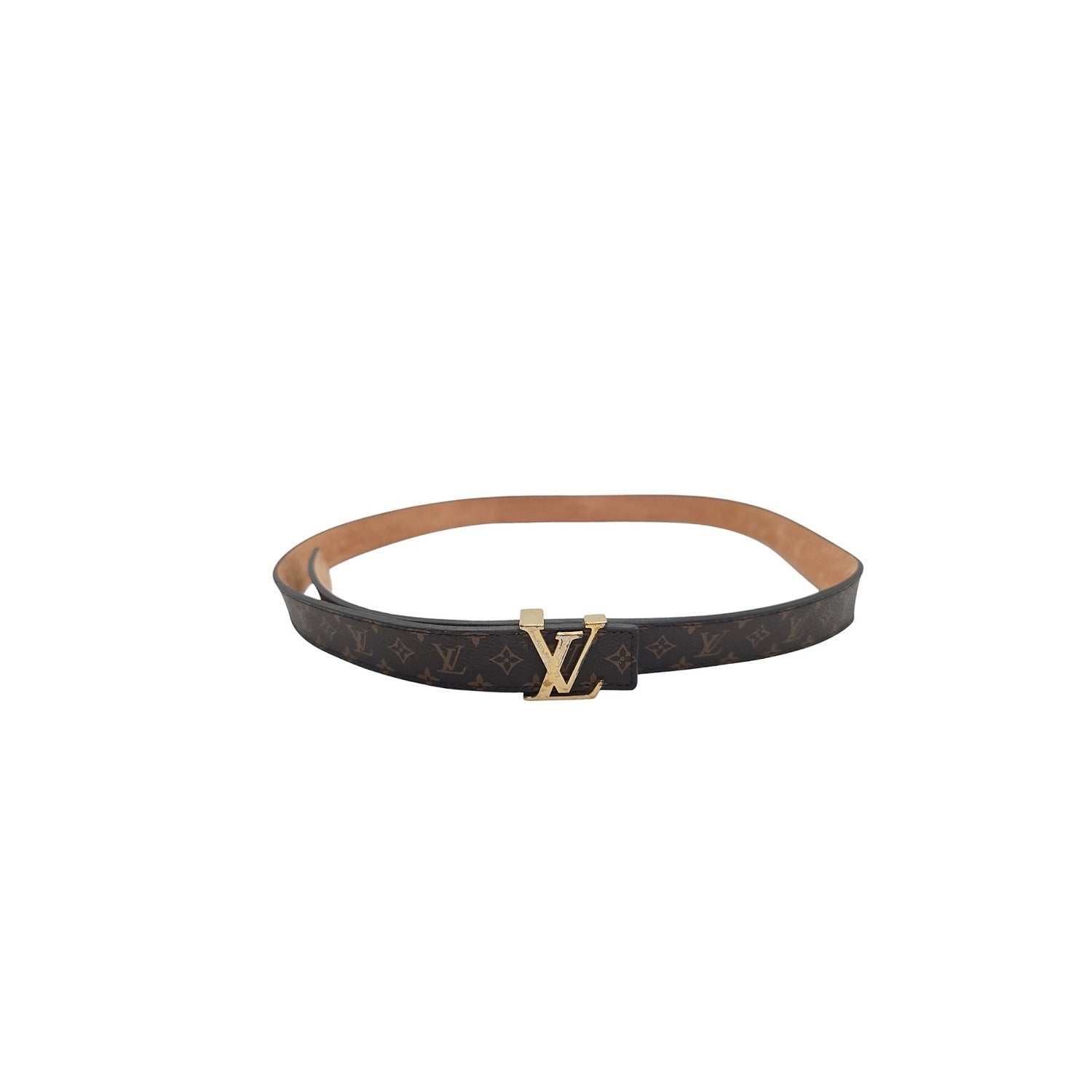 Louis Vuitton LV Initiales Monogram 25mm Belt Sz 95/38