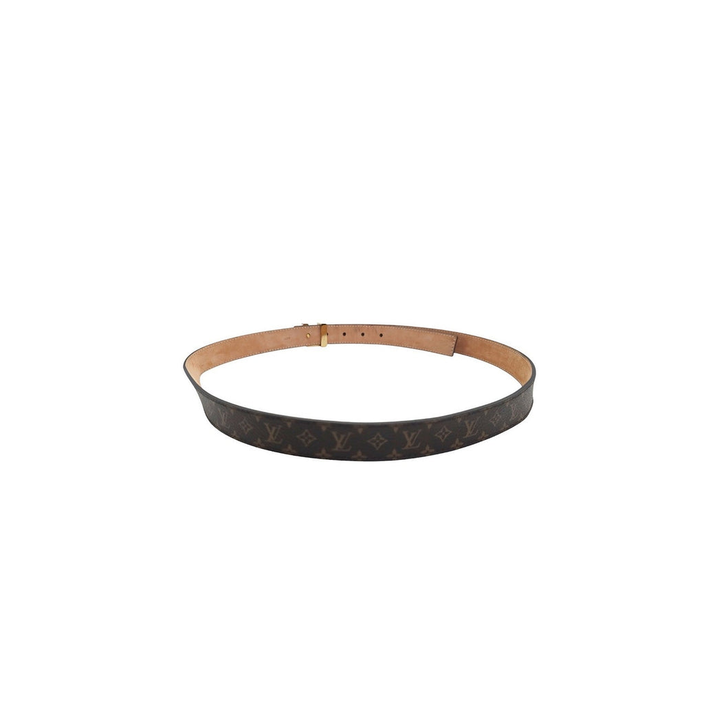 Louis Vuitton LV Initiales Monogram 25mm Belt Sz 95/38