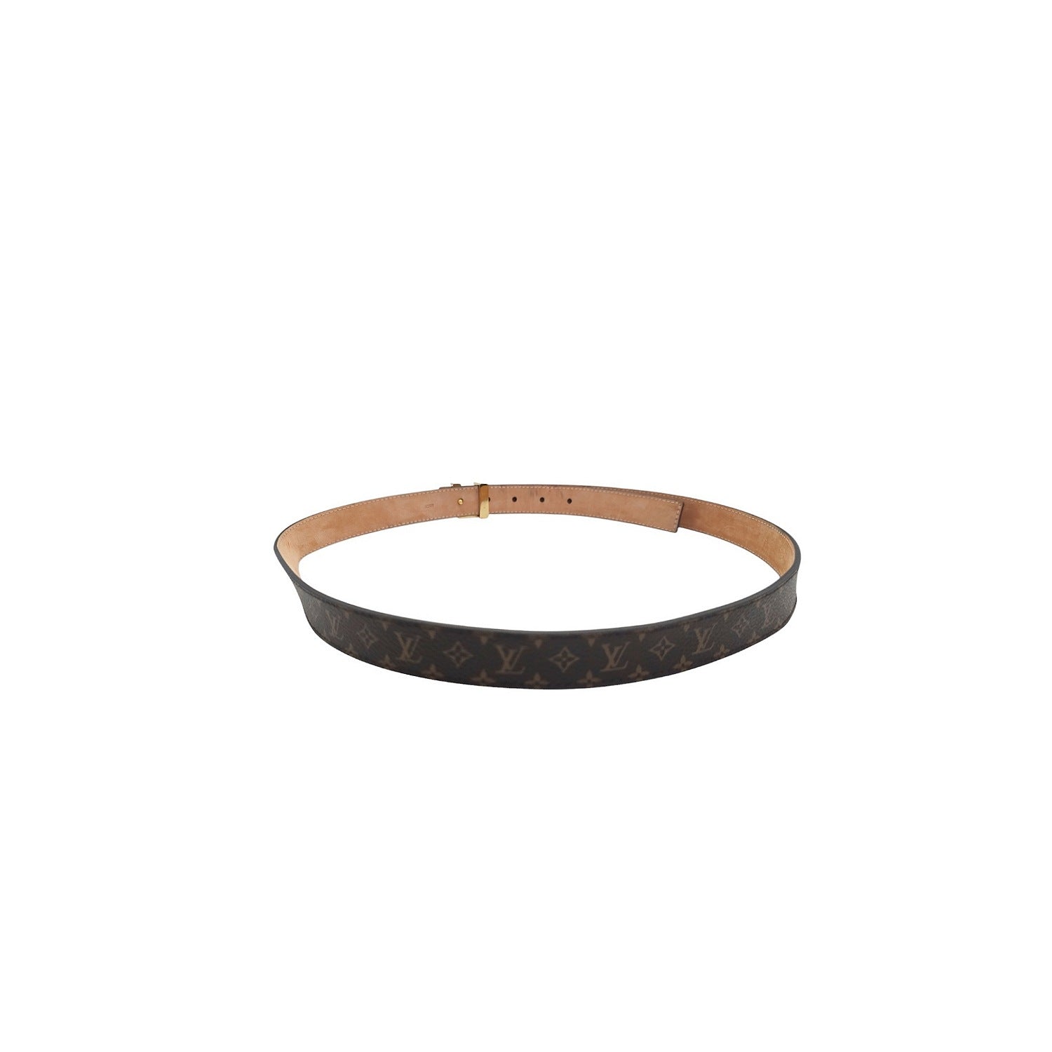 Louis Vuitton LV Initiales Monogram 25mm Belt Sz 95/38