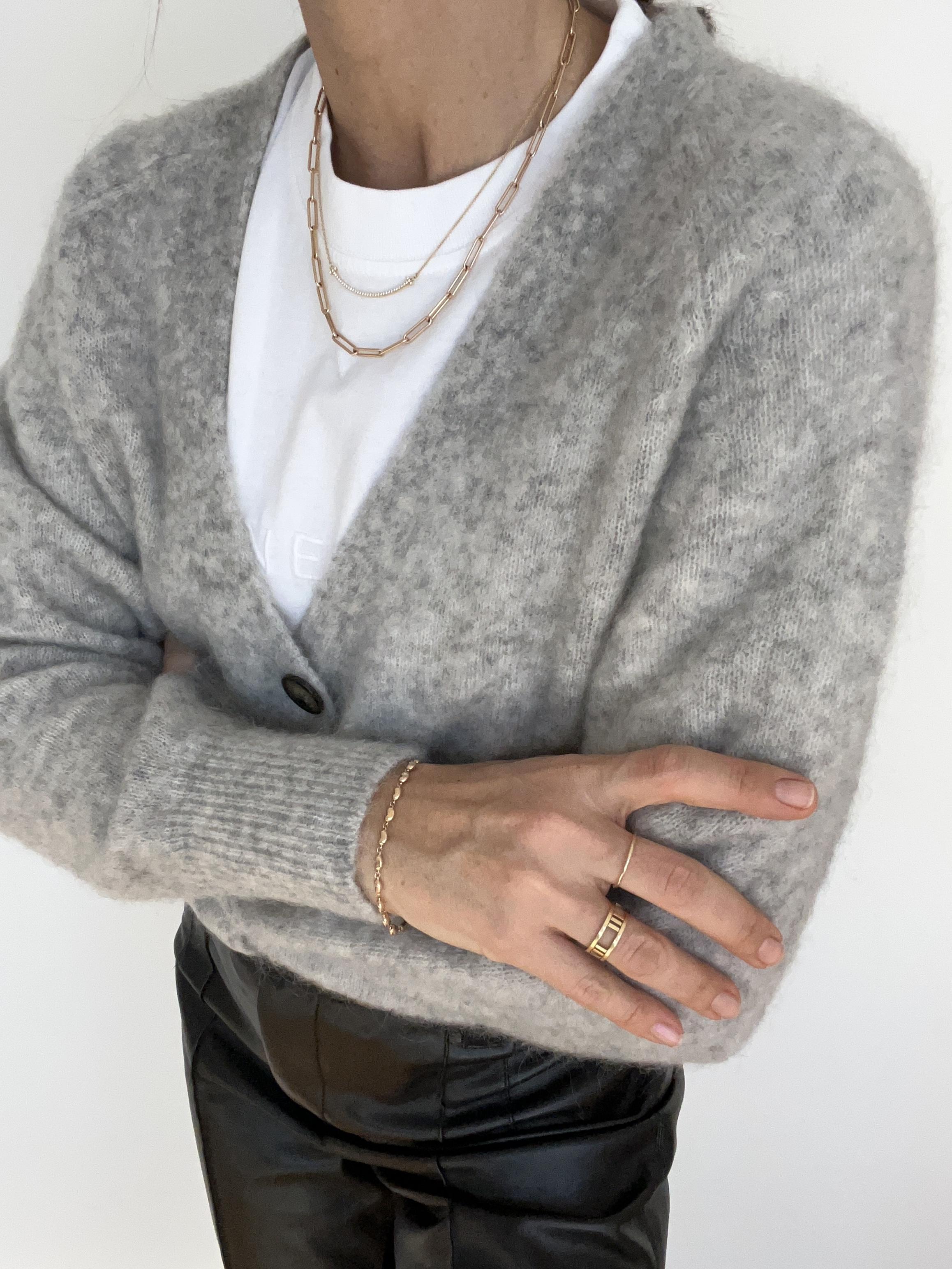 MASON CARDIGAN - GREY