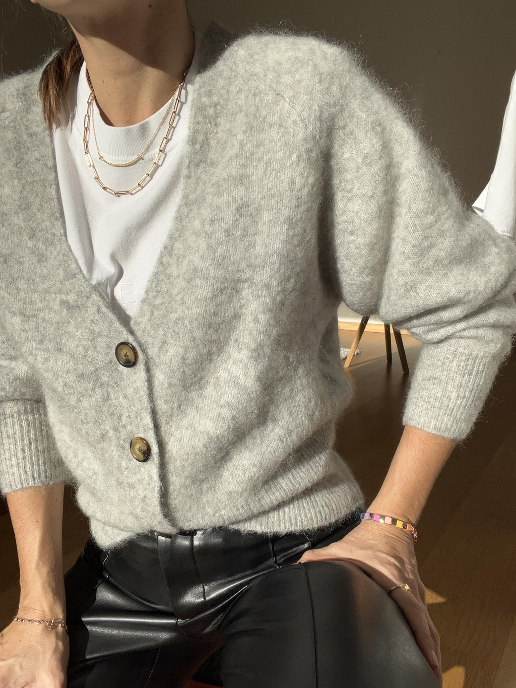 MASON CARDIGAN - GREY