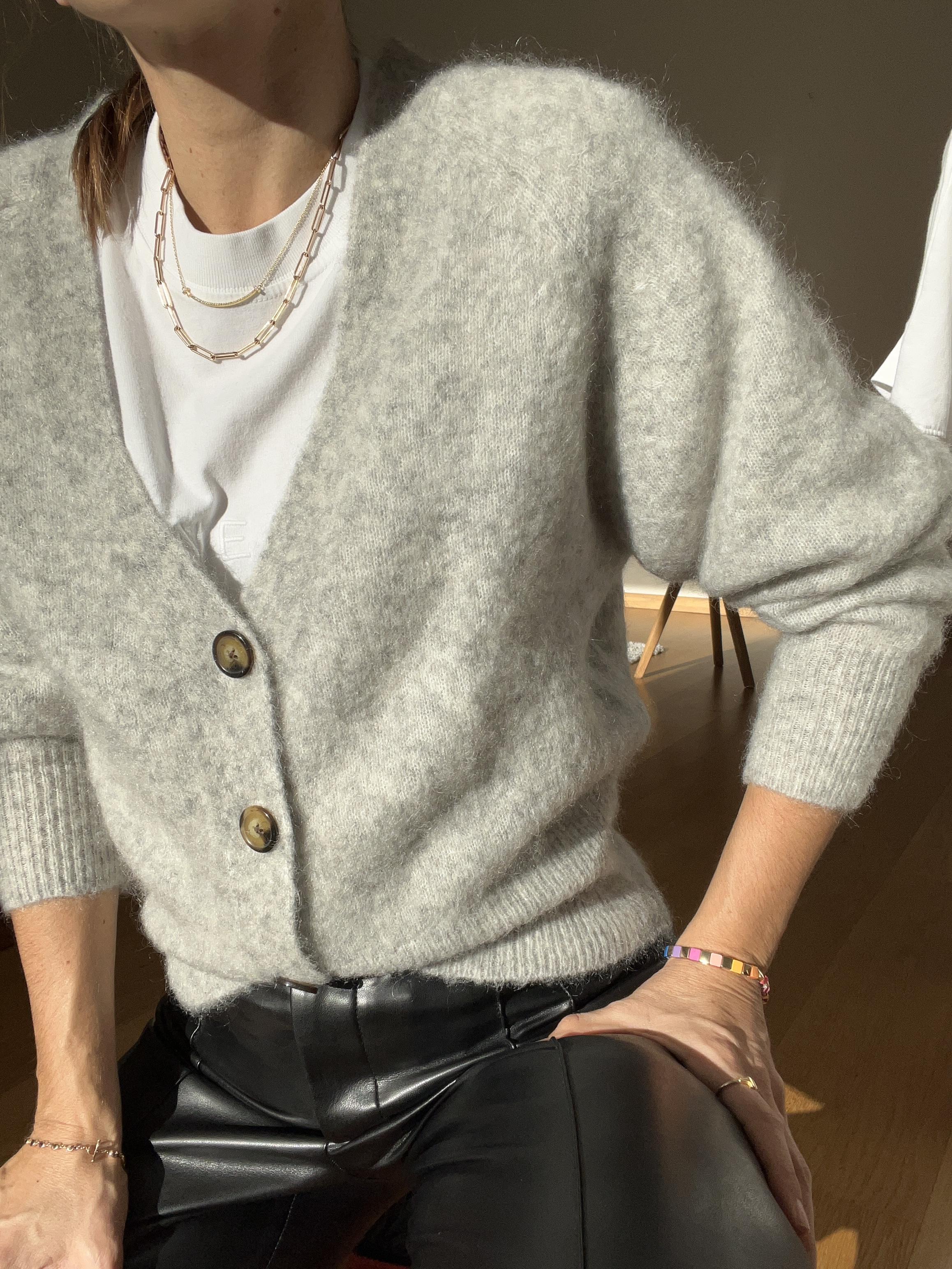 MASON CARDIGAN - GREY