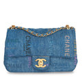 Chanel Small Flap Bag - Denim Logo