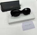 TRIOMPHE 01 SUNGLASSES IN ACETATE BLACK