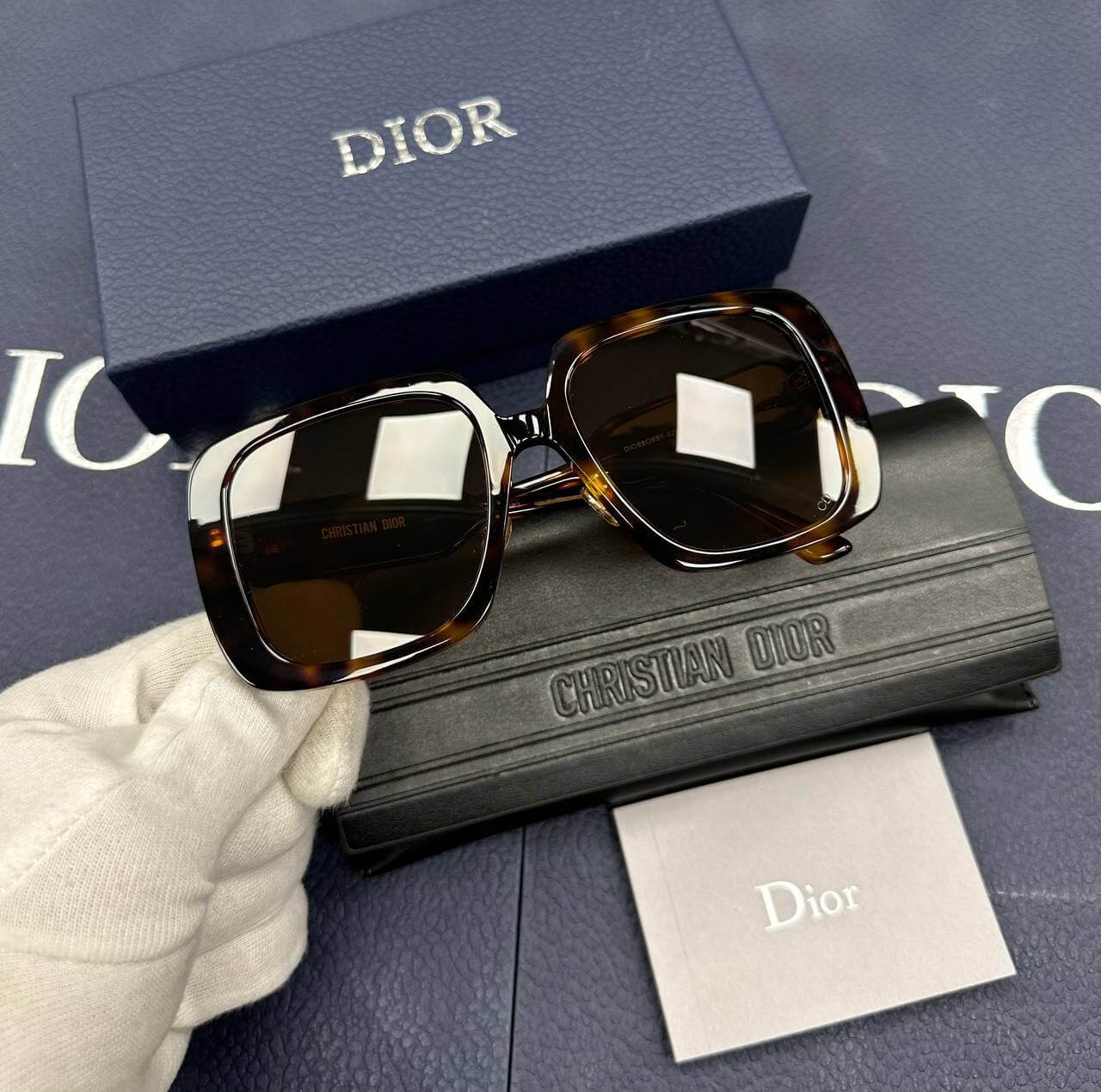 Gradient Square Sunglasses 55mm