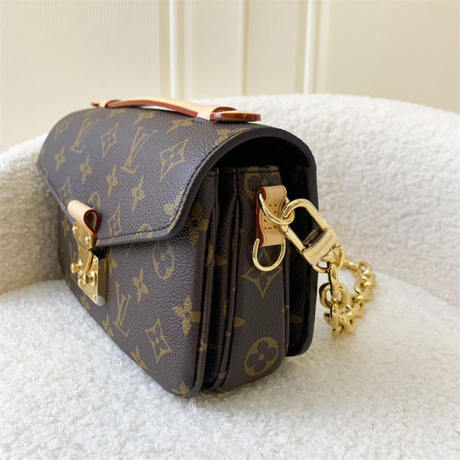 LV Pochette Metis East West in Monogram Canvas GHW